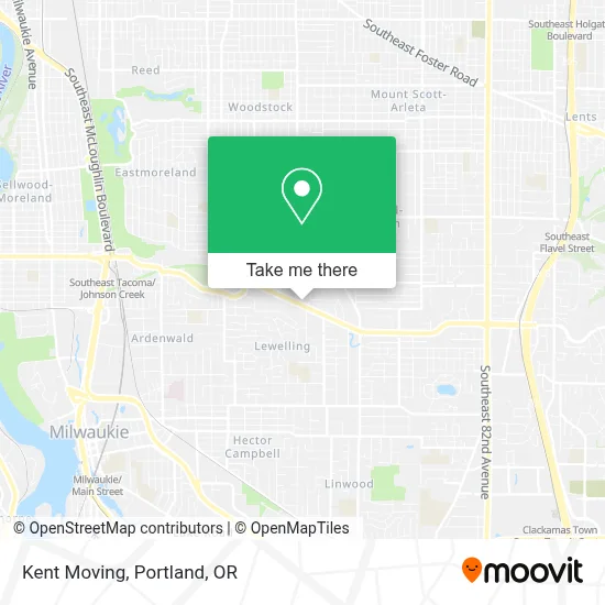 Kent Moving map