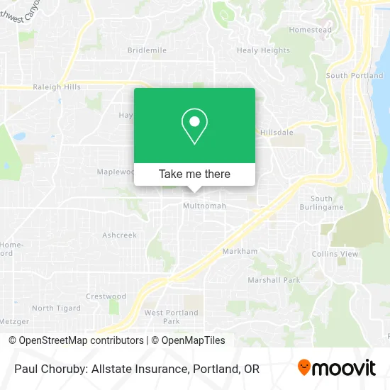Paul Choruby: Allstate Insurance map