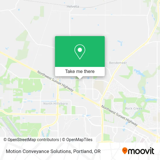 Motion Conveyance Solutions map
