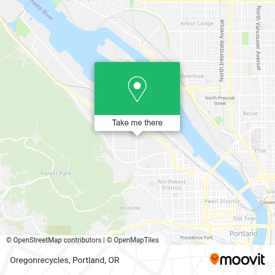 Oregonrecycles map