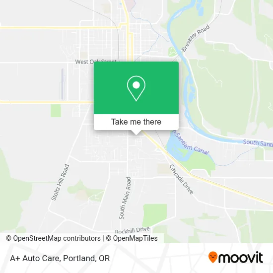 A+ Auto Care map