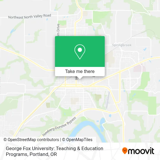 George Fox University: Teaching & Education Programs map