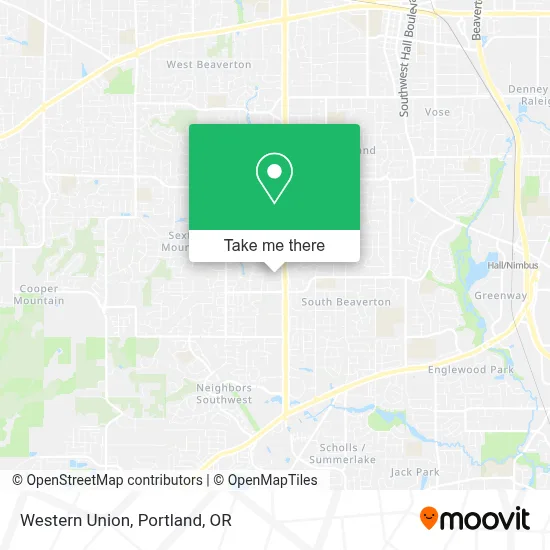 Western Union map