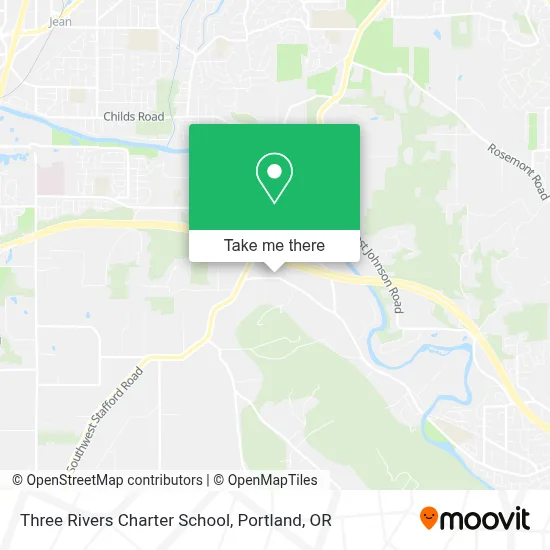 Three Rivers Charter School map