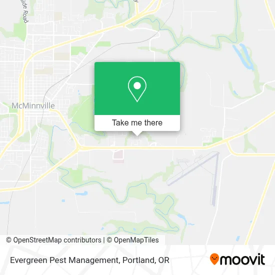 Evergreen Pest Management map