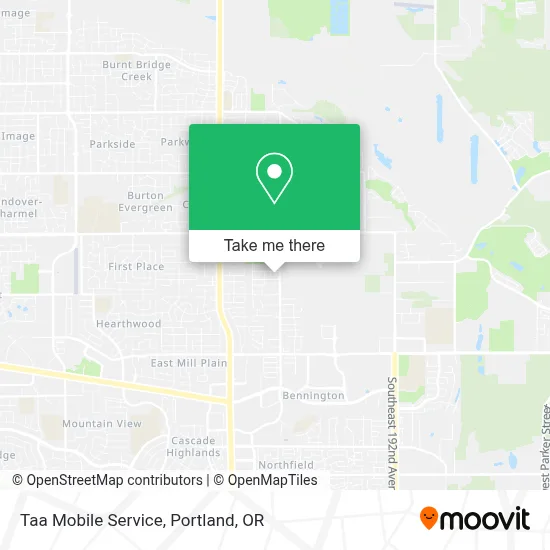 Taa Mobile Service map
