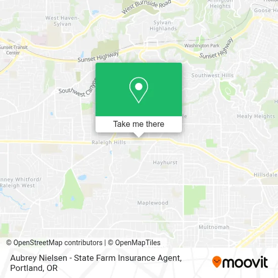 Aubrey Nielsen - State Farm Insurance Agent map