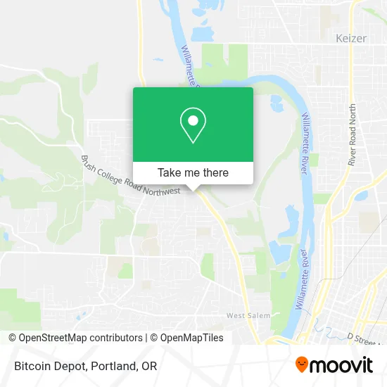 Bitcoin Depot map