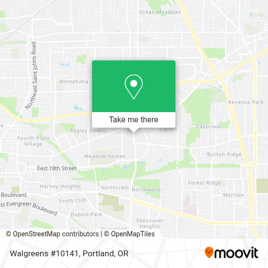 Walgreens #10141 map