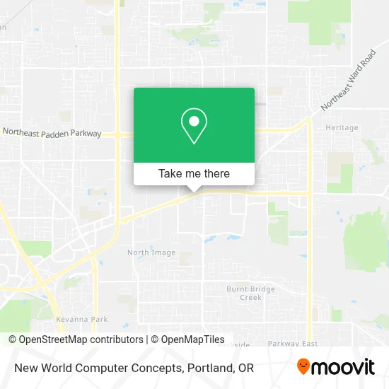 New World Computer Concepts map