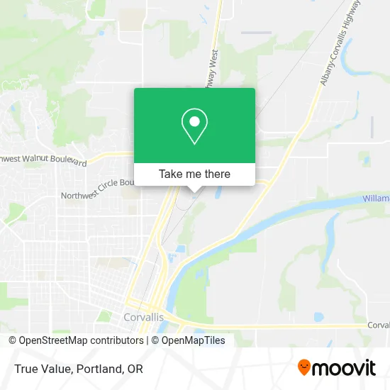 True Value map