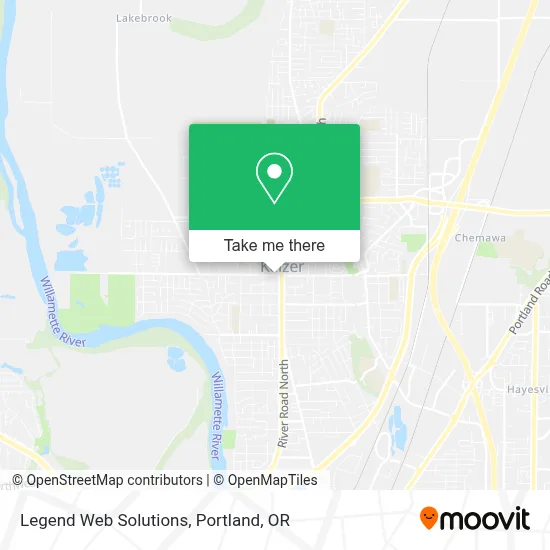 Legend Web Solutions map
