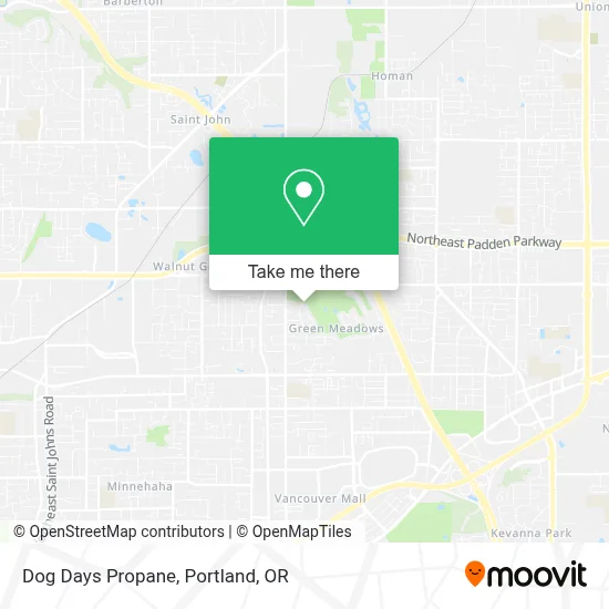 Dog Days Propane map
