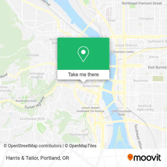 Harris & Tailor map