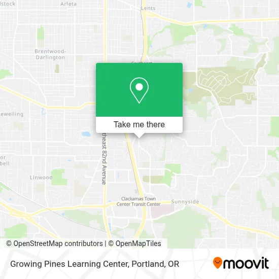 Growing Pines Learning Center map