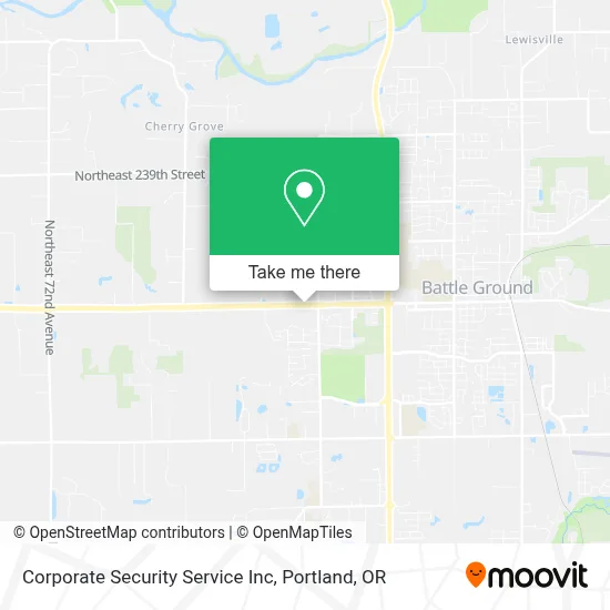 Corporate Security Service Inc map