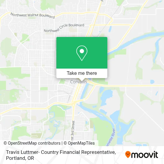 Travis Luttmer- Country Financial Representative map