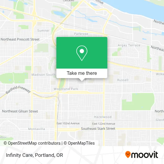 Infinity Care map