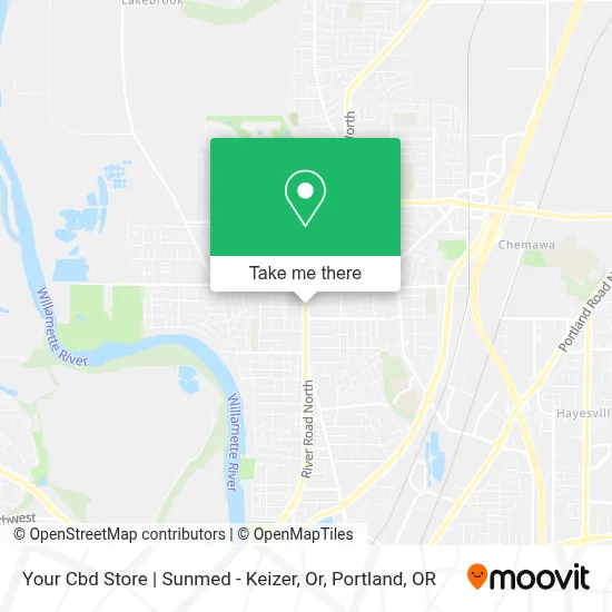 Your Cbd Store | Sunmed - Keizer, Or map