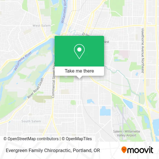 Evergreen Family Chiropractic map