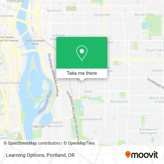 Learning Options map