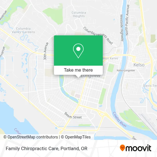 Family Chiropractic Care map