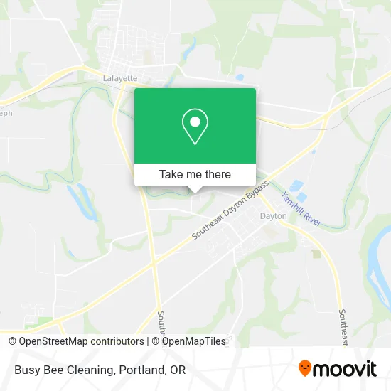 Busy Bee Cleaning map