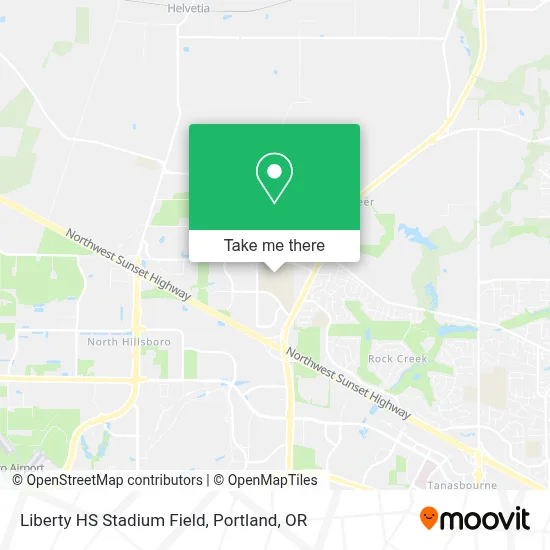 Liberty HS Stadium Field map