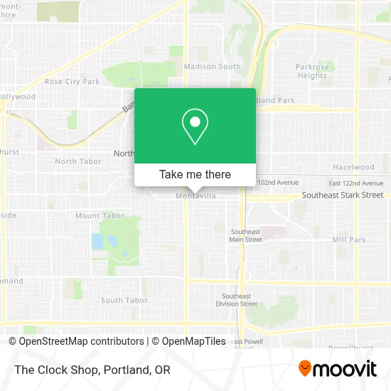 The Clock Shop map
