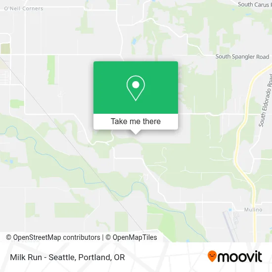 Milk Run - Seattle map