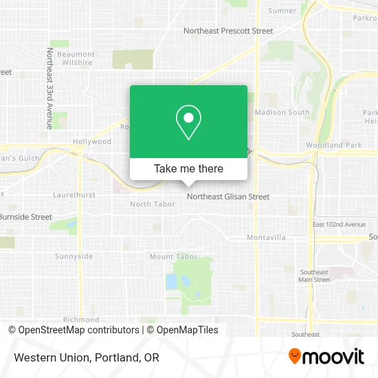 Western Union map