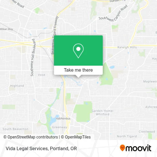 Vida Legal Services map