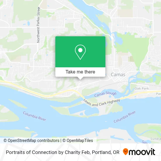 Portraits of Connection by Charity Feb map