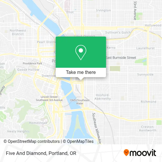 Five And Diamond map