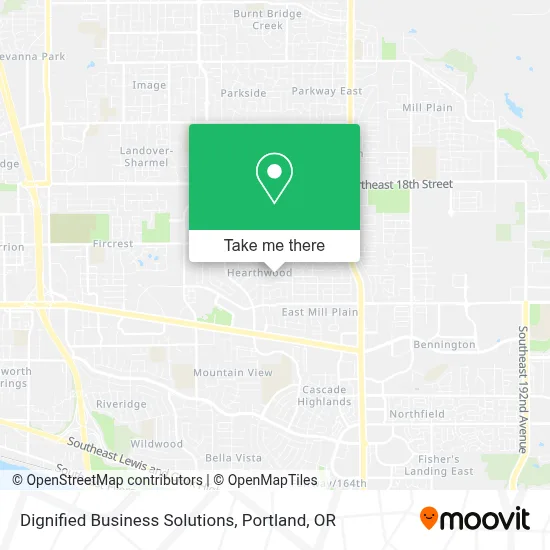 Dignified Business Solutions map