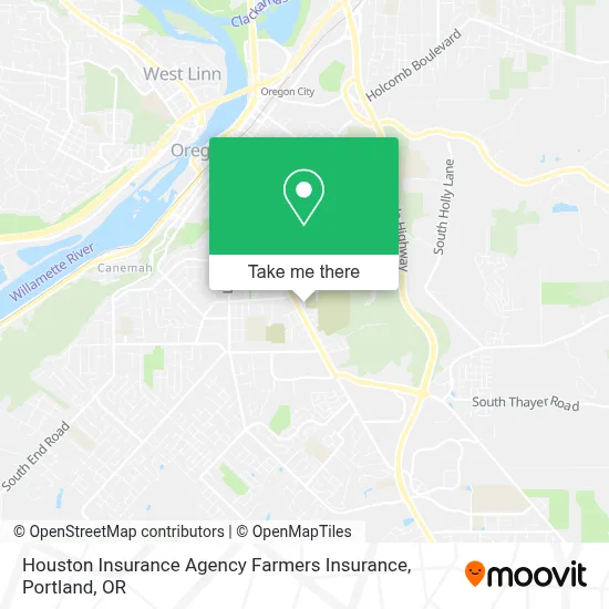 Houston Insurance Agency Farmers Insurance map