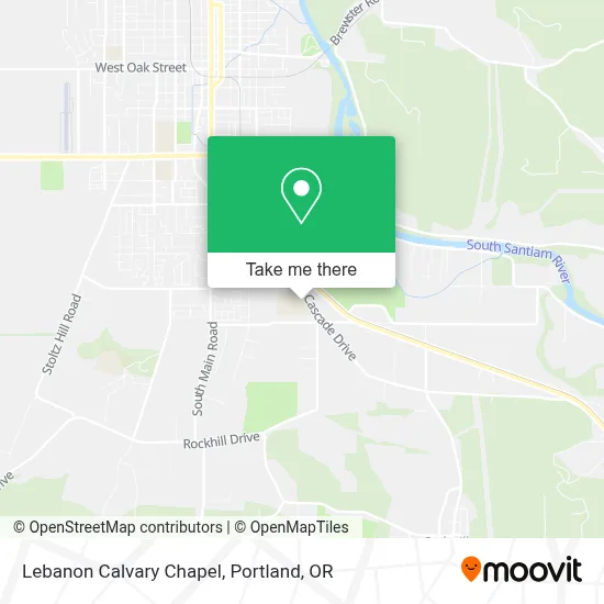 Lebanon Calvary Chapel map