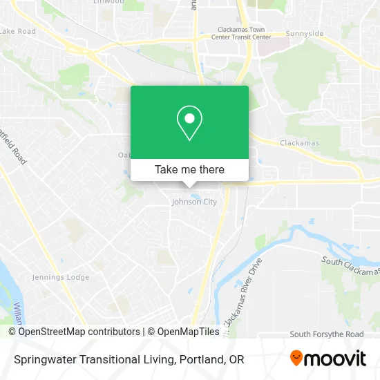 Springwater Transitional Living map
