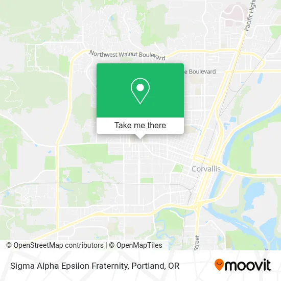 Sigma Alpha Epsilon Fraternity map