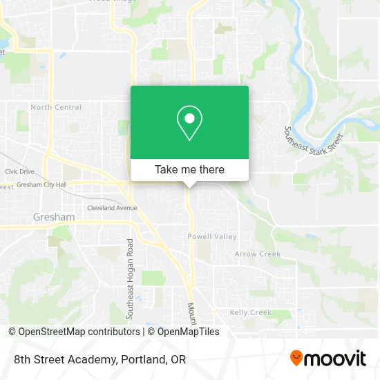 8th Street Academy map