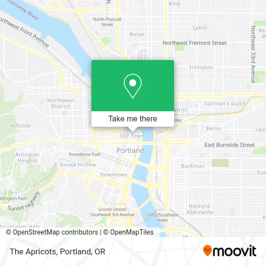 The Apricots map