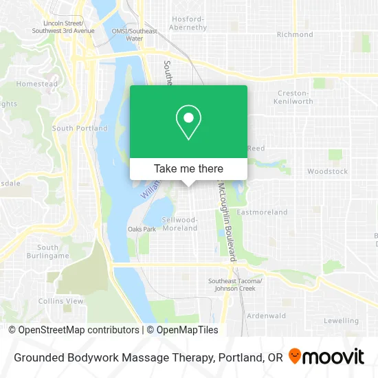 Grounded Bodywork Massage Therapy map