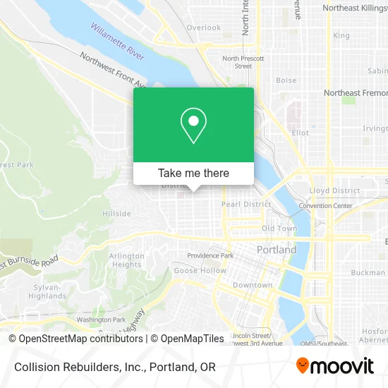 Collision Rebuilders, Inc. map