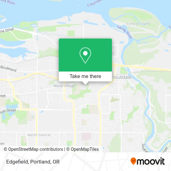 Edgefield map