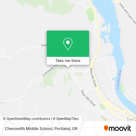 Chenowith Middle School map