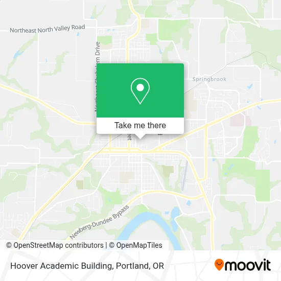 Hoover Academic Building map
