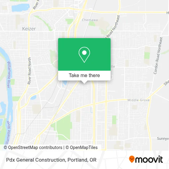 Pdx General Construction map