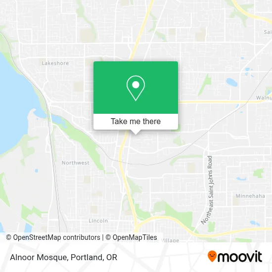 Alnoor Mosque map