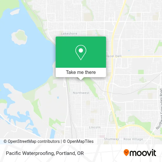 Pacific Waterproofing map