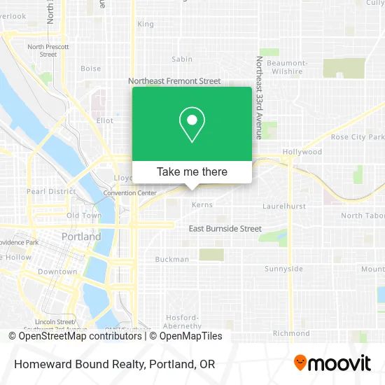 Homeward Bound Realty map
